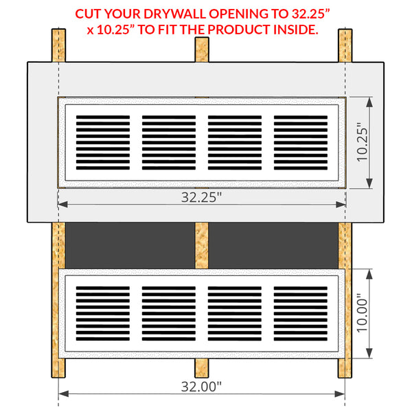 PermaFlow 30 Return Air Vent