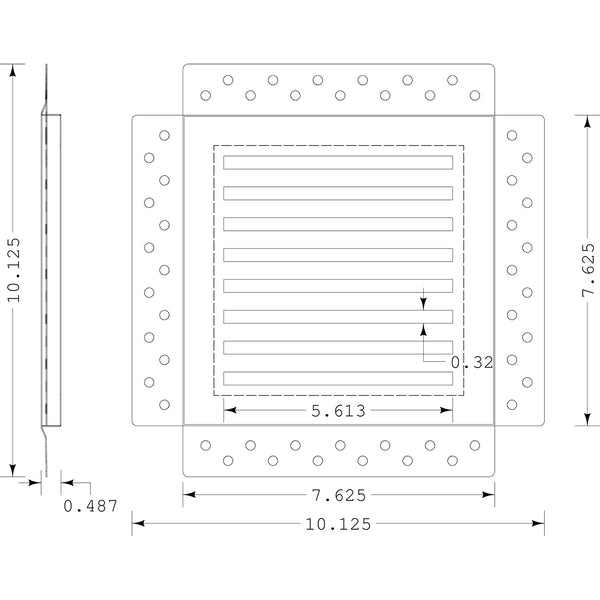 SilhouEase 8 Exhaust Fan and Air Return Cover